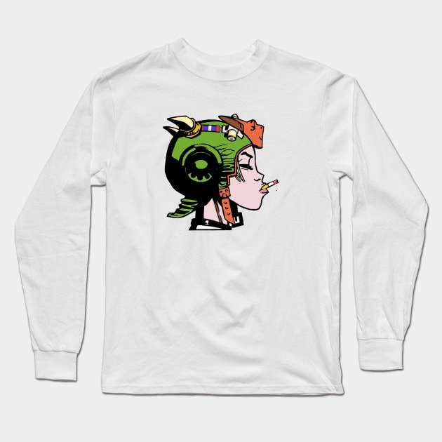 Tank Girl VII (High Resolution, Color). Long Sleeve T-Shirt by HortusMornsEst